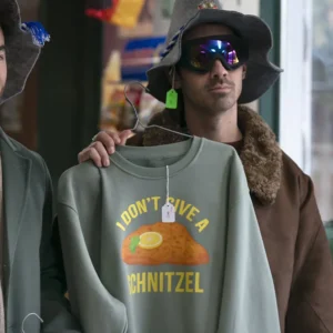 A Very Jonas Christmas Movie Joe Jonas I Don't Give a Schnitzel Sweatshirt