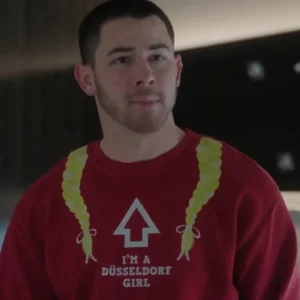Nick Jonas I'm A Düsseldorf Girl Sweatshirt A Very Jonas Christmas Movie