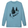 Pine Tree Blue Sweatshirt Carol Pluribus