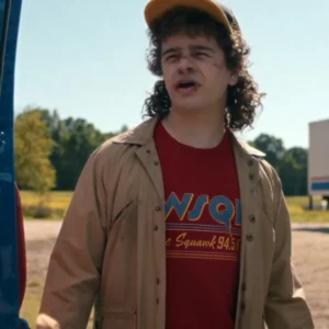 Stranger Things Dustin Henderson WSQK The Squawk 94.5 FM T-Shirt