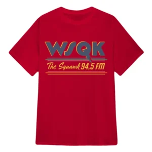 Stranger Things WSQK The Squawk 94.5 FM Dustin T-Shirt