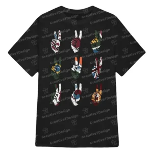 Multi Peace Hand Shirt
