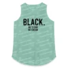 Shanti Page Power Book IV Force Black No Sugar No Cream Tank Top
