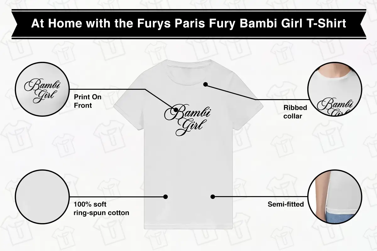 At Home with the Furys Paris Fury Bambi Girl T-Shirt