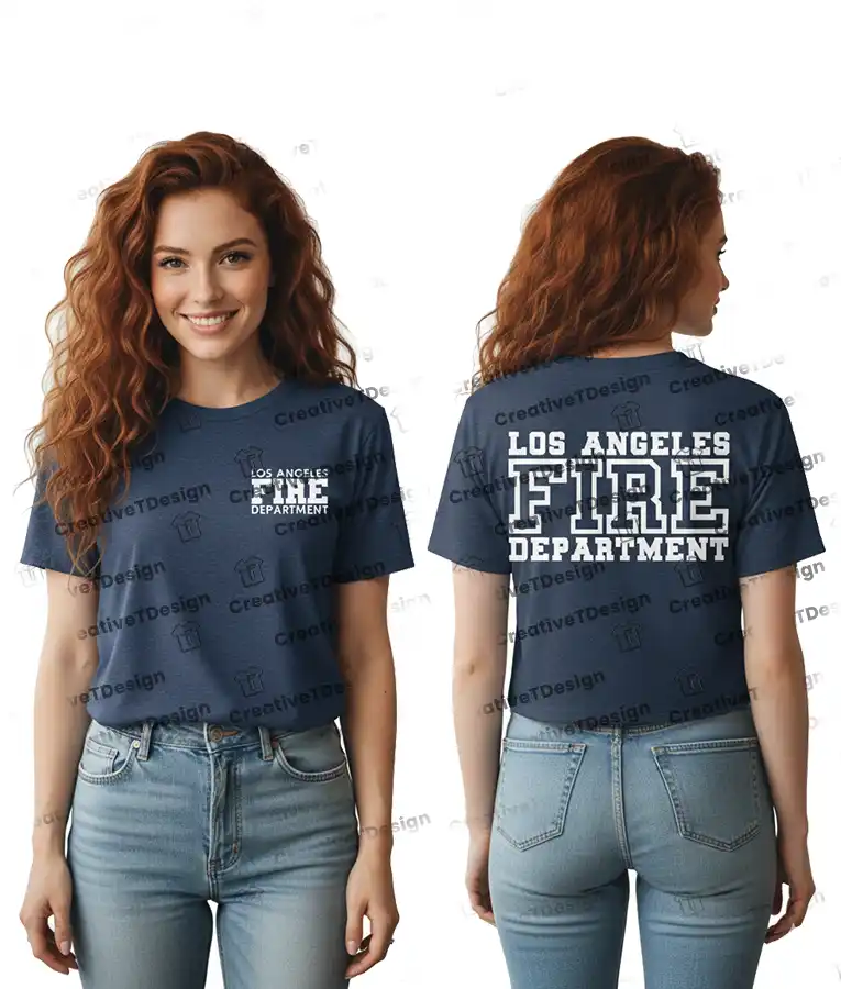Los Angeles Fire Department Lukita Maxwell Shirt Shrinking