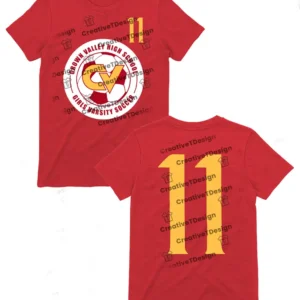 Shrinking Crown Valley High School Girls Varsity Soccer Alice T-Shirt