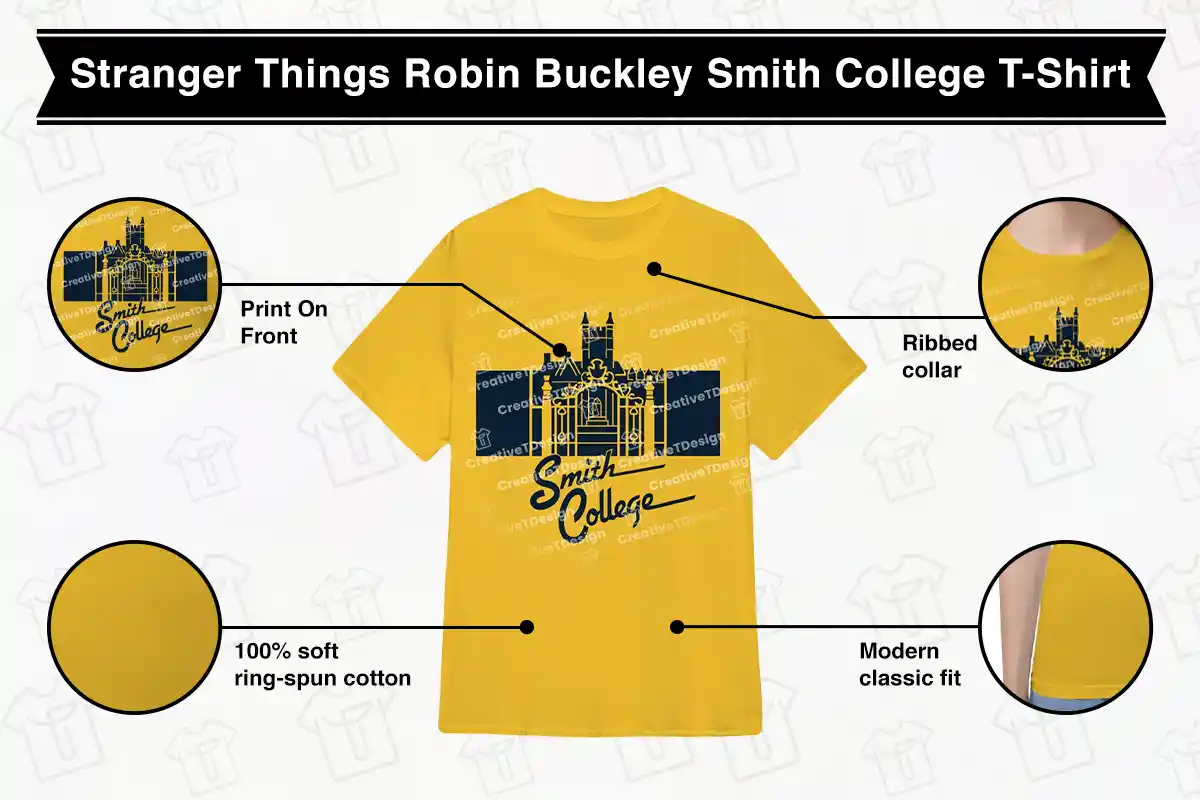 Stranger Things Robin Buckley Smith College T-Shirt