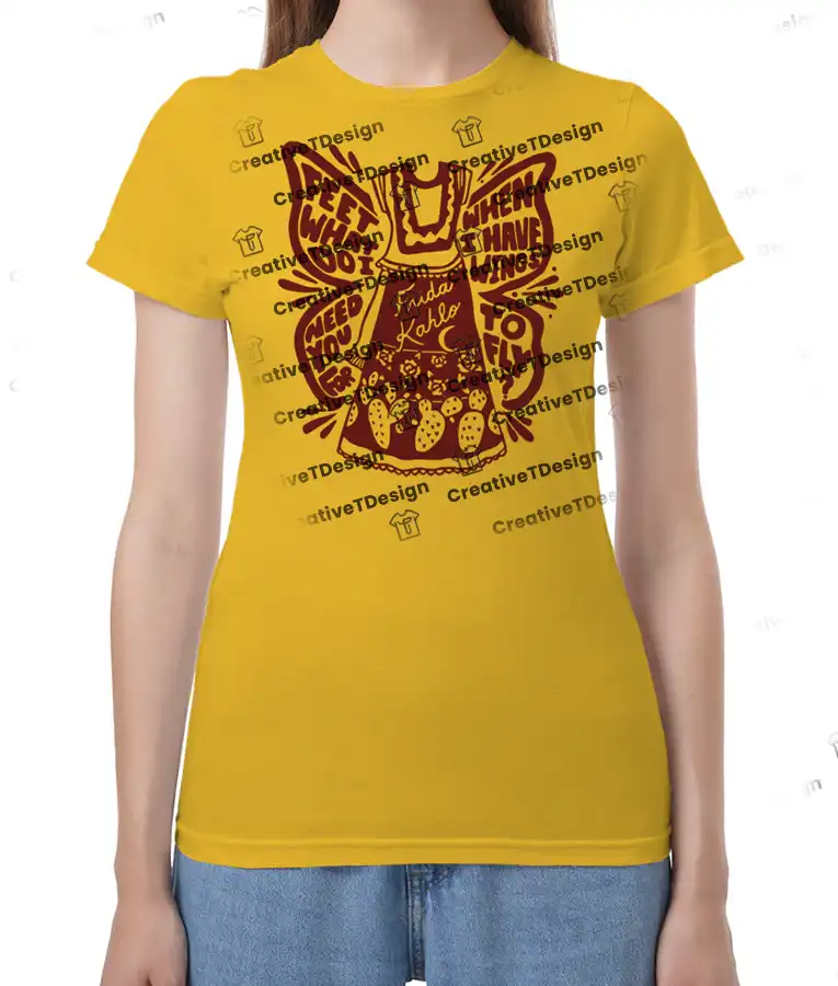 Happy's Place Isabella Frida Kahlo Quote Tee