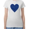 RJ Decker Catherine Blue Heart T-Shirt