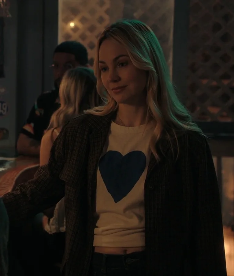RJ Decker Catherine Delacroix Blue Heart T-Shirt