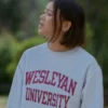 Shrinking Alice Wesleyan University Sweatshirt