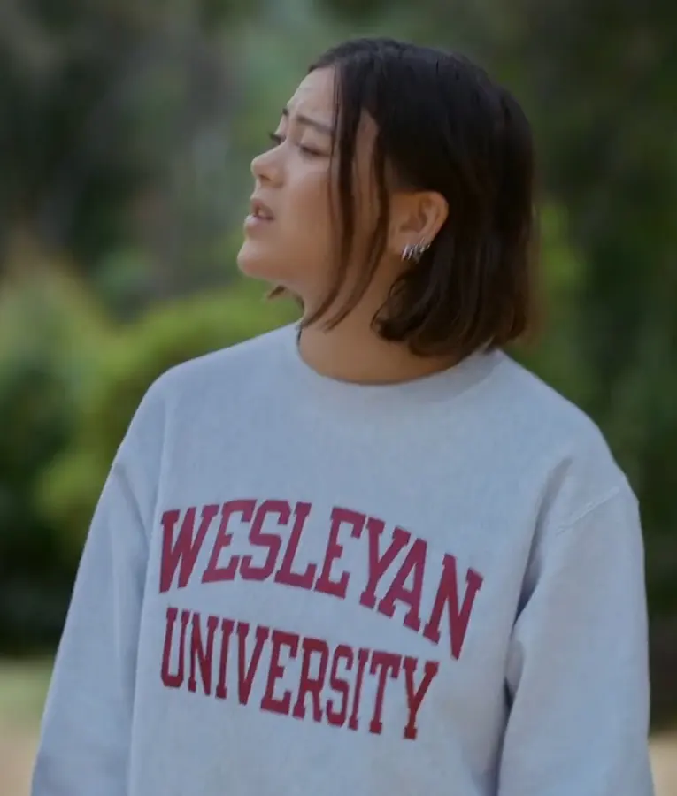 Shrinking Alice Wesleyan University Sweatshirt