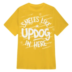 Smells Like Updog In Here Shrinking Jimmy T-Shirt