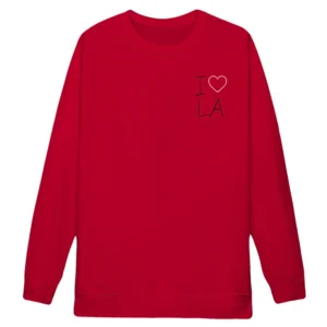 I Love LA Liz Red Sweater Shrinking