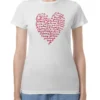 Nikki Daredevil Born Again Je T'aime Heart Shirt