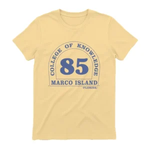 RJ Decker Aloysius Aiken College of Knowledge 85 Marco Island Florida T-Shirt