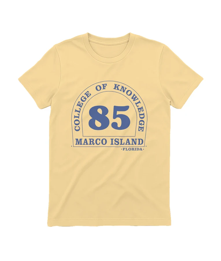 RJ Decker Aloysius Aiken College of Knowledge 85 Marco Island Florida T-Shirt