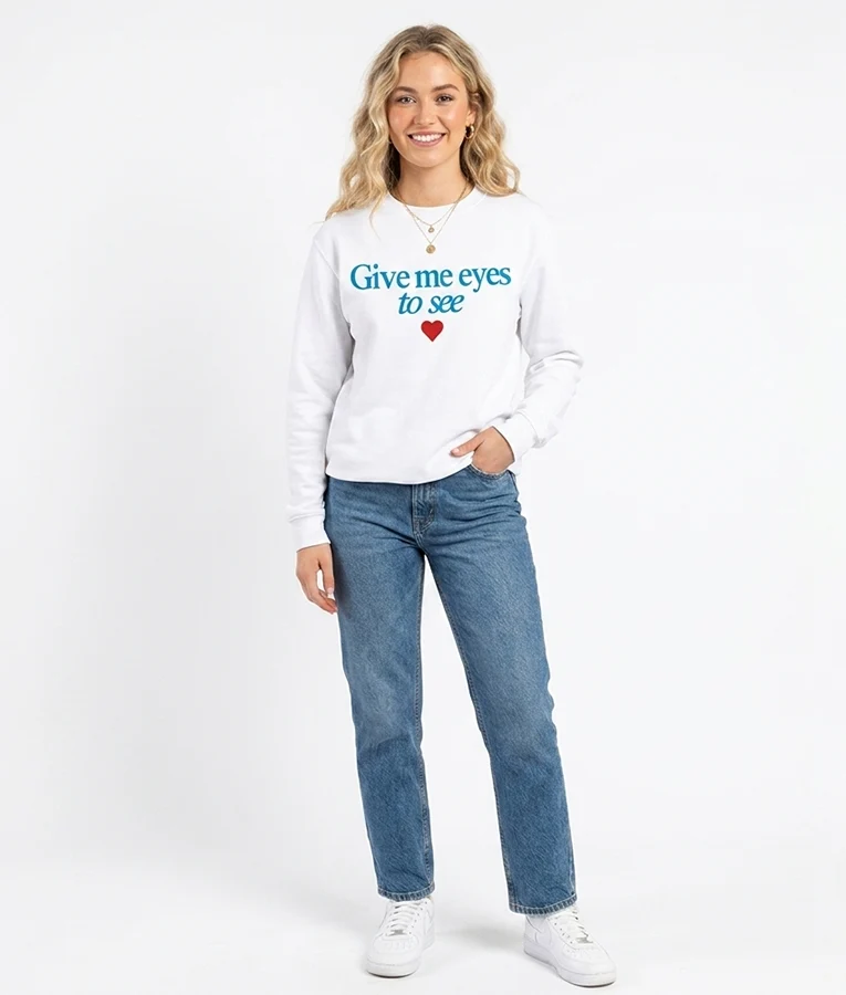 America's Sweethearts Dallas Cowboys Cheerleaders Give Me Eyes to See Reece Weaver Sweatshirt