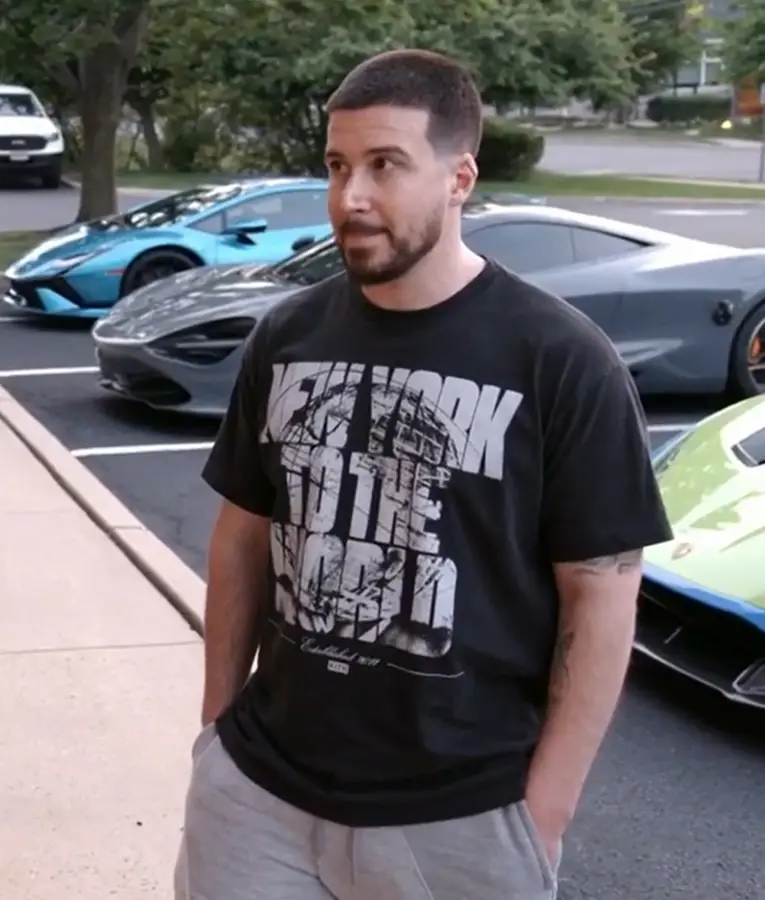 Jersey Shore Family Vacation Vinny Guadagnino New York to the World T-Shirt