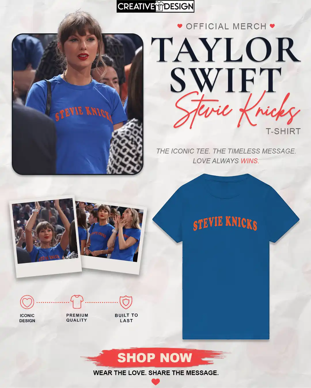 Taylor Swift Stevie Knicks T-Shirt Post