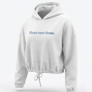 Caitlin Clark Shoot More Threes Cropped Hoodie