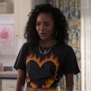 Cle'era Hollingsworth All American Lena Croft Fire Heart T-Shirt