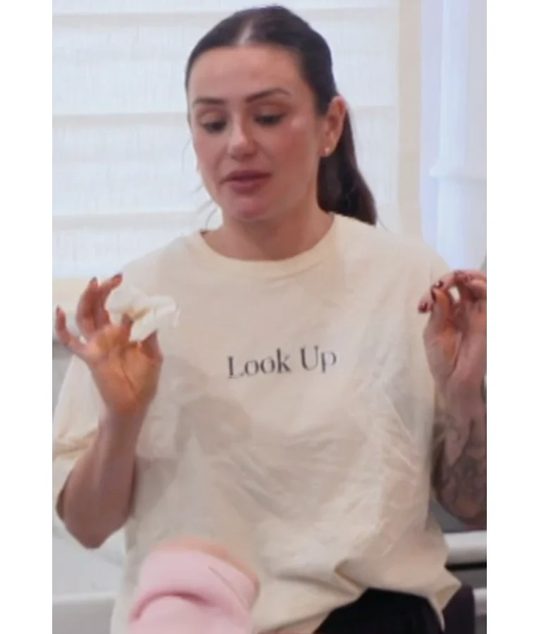 Jersey Shore Family Vacation Jenni Farley Look Up T-Shirt