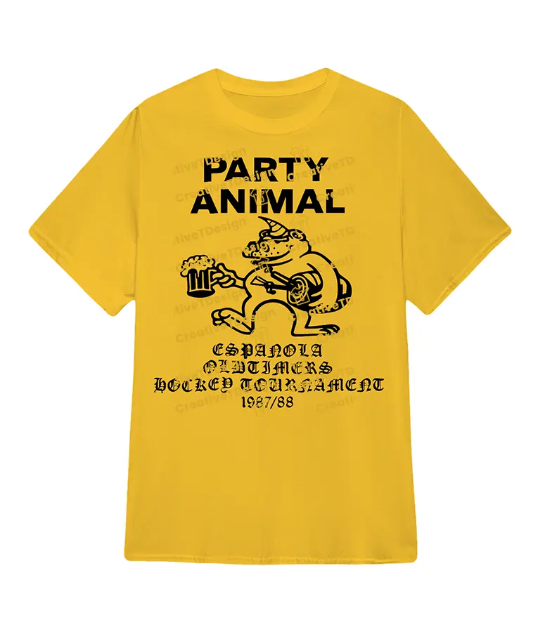 Party Animal Paul Baker T-Shirt Adults Season 2
