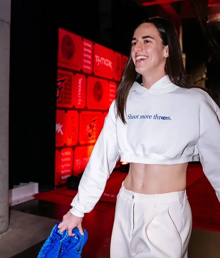 Shoot More Threes Caitlin Clark Hoodie