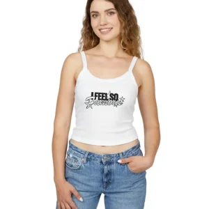 Suki Waterhouse I Feel So Famous Spaghetti Strap Tank Top