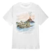 Tropical Island with Erupting Volcano 72 Hours Ben Marshall Tee