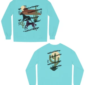 Adults Billie Vintage Southwestern Horse Cactus Sweatshirt
