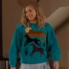 Adults Billie Vintage Southwestern Horse & Cactus Sweatshirt