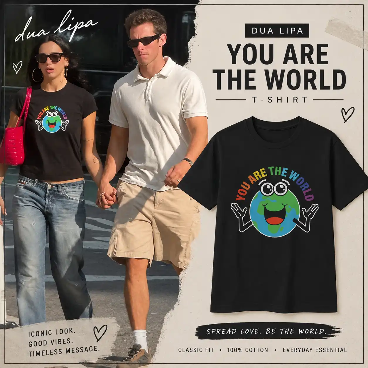 Dua Lipa You Are The World T-Shirt