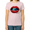 Molly Peyton Red Lips with Pill T-Shirt