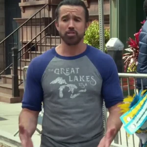 Rob Mac The Great Lakes USA Baseball Shirt Its Always Sunny in Philadelphia