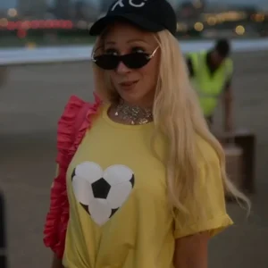 Ted Lasso Keeley Jones Heart Football T-Shirt