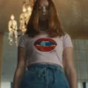 The Shards Molly Peyton Red Lips with Pill T-Shirt