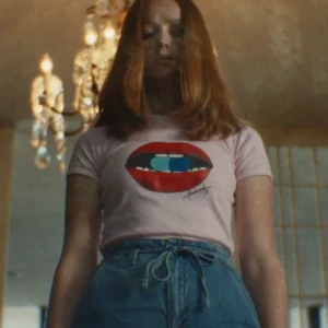 The Shards Molly Peyton Red Lips with Pill T-Shirt