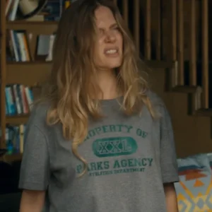 Tracy Spiridakos Anna Pigeon Property of XXL Parks Agency Athletics Department T-Shirt