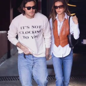 Brooklyn Beckham Its Not Clocking To You Sweatshirt