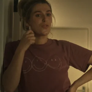 Honor Swinton Byrne Smiley Pigment Tee War TV Show