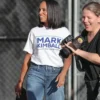 Kerry Washington Jimmy Kimmel Live Mark Kimball for Mayor 2026 T-Shirt