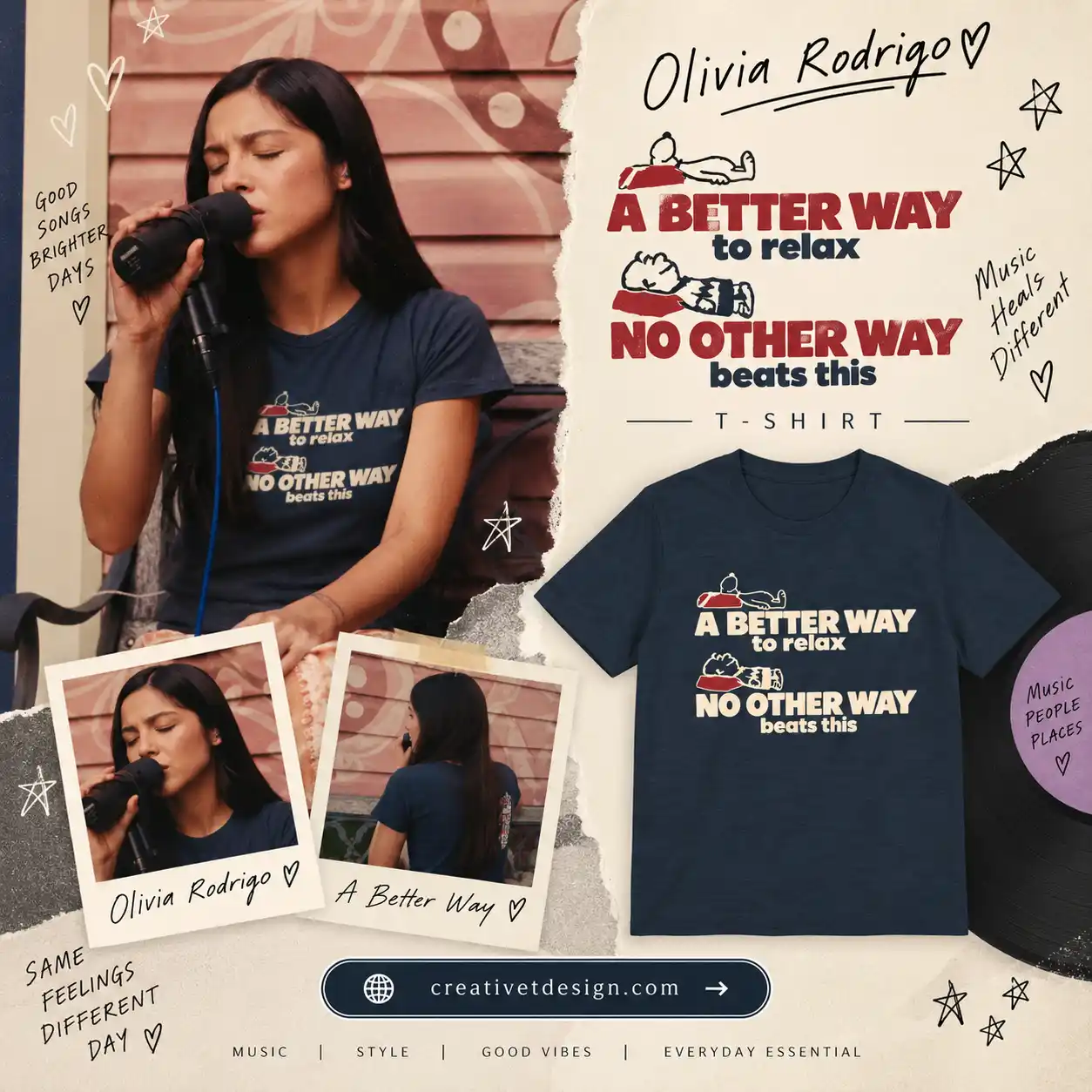 Olivia Rodrigo A Better Way To Relax No Other Way Beats This T-Shirt